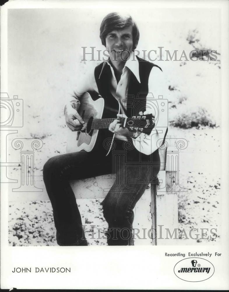 Press Photo John Davidson TV Host Entertainer Singer Actor - cvp01664 - Historic Images