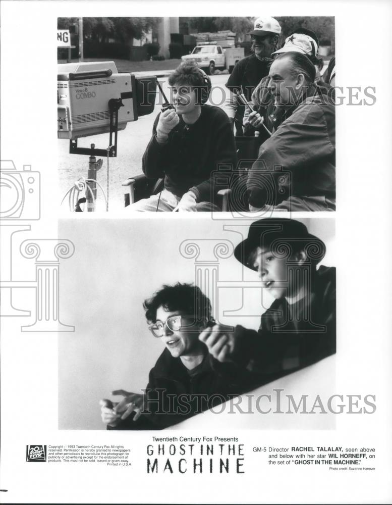 1995 Press Photo Rachel Talalay and Wil Horneff in Ghost in the Machine - Historic Images