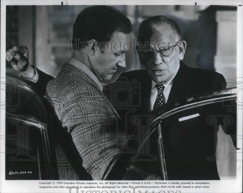 1971 Press Photo Gene Hackman and Melvyn Douglas in I Never Sang for My Father - Historic Images