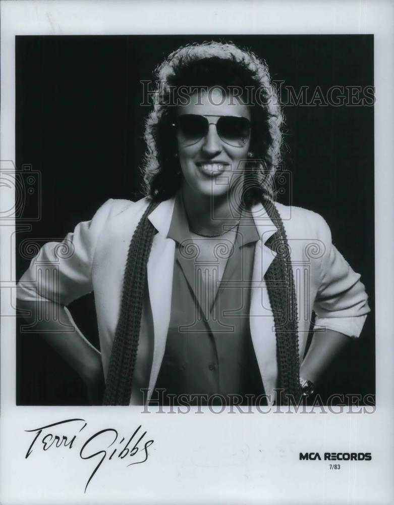 1983 Press Photo Terri Gibbs Country Christian Singer Musician - cvp11888 - Historic Images
