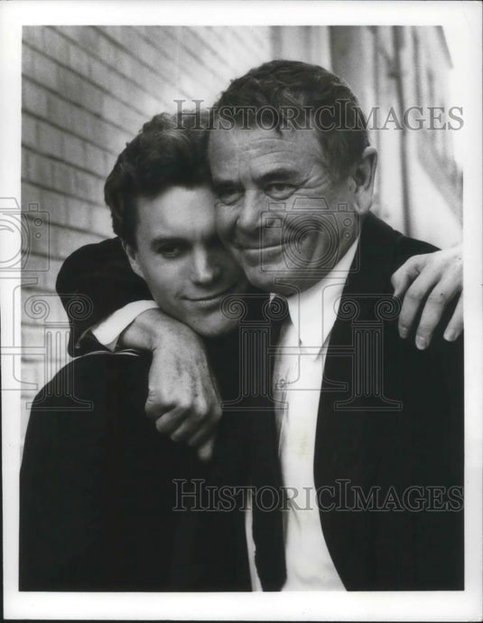 1980 Press Photo Glenn Ford & Gary Frank in The Gift - cvp14462 - Historic Images