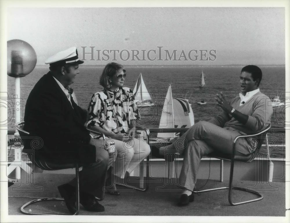 1986 Press Photo Bryant Gumbel, Willard Scott &amp; Jane Pauley of Today - cvp10327 - Historic Images