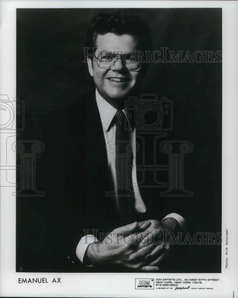 1987 Press Photo Emanuel Ax - cvp15509 - Historic Images