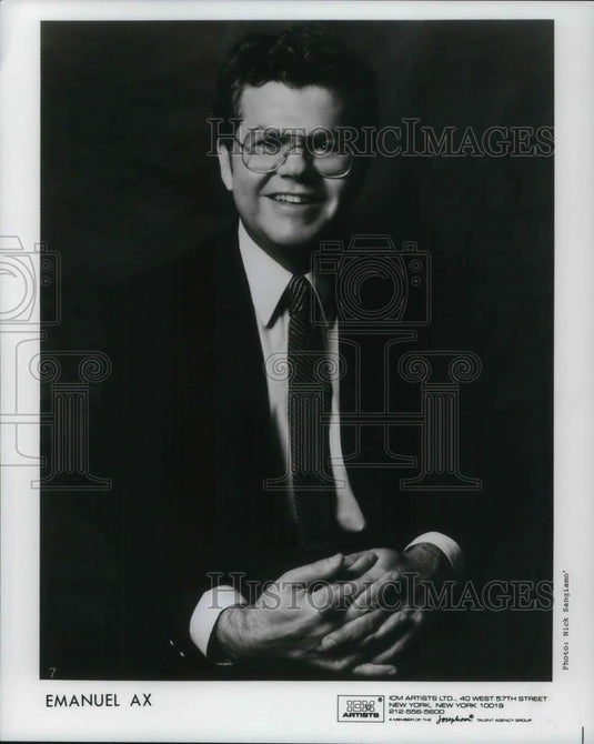 1987 Press Photo Emanuel Ax - cvp15509 - Historic Images