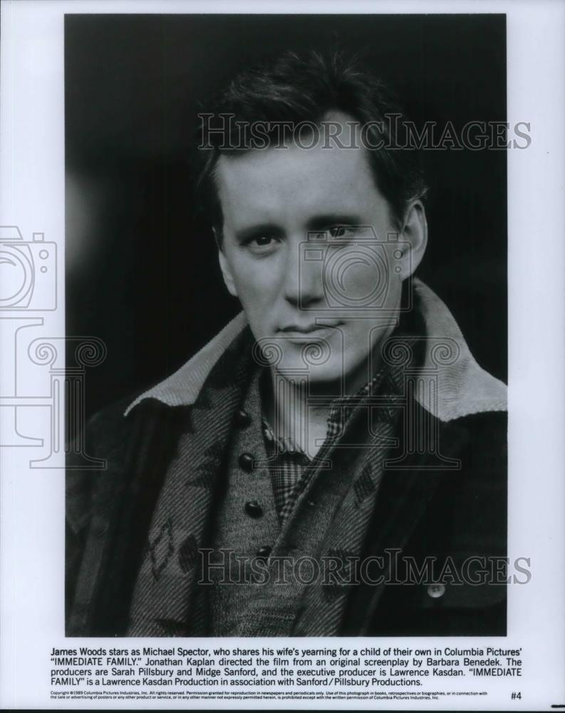 1989 Press Photo James Wood in Immediate Family - cvp18875 - Historic Images