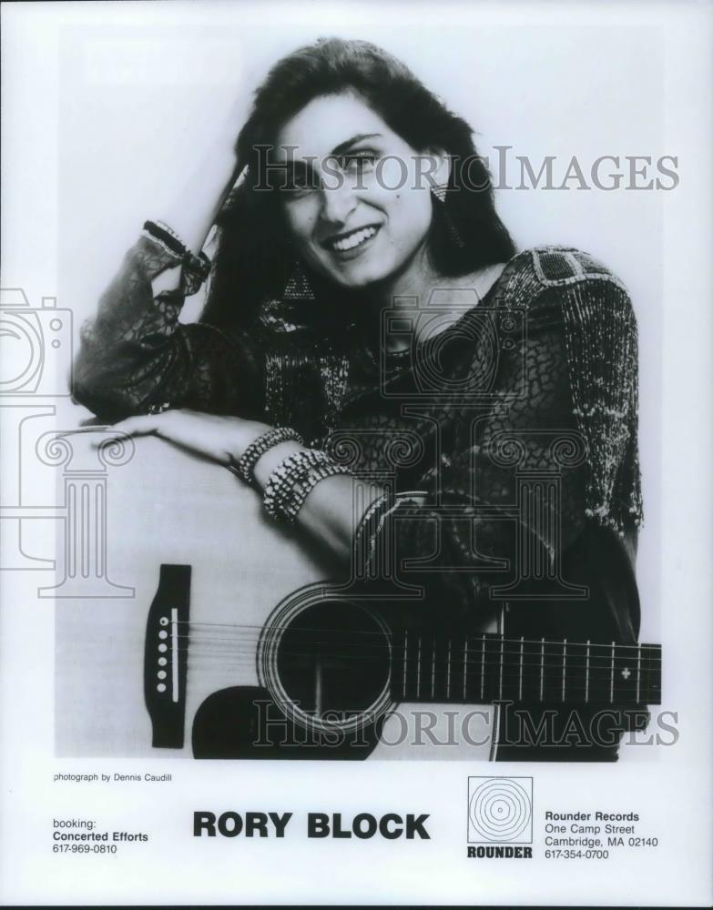 1988 Press Photo Rory Block Country Blues Singer Guitarist - cvp03019 - Historic Images