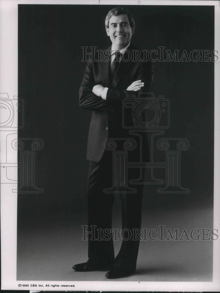 1990 Press Photo Dan Rather 48 Hours - cvp11362 - Historic Images