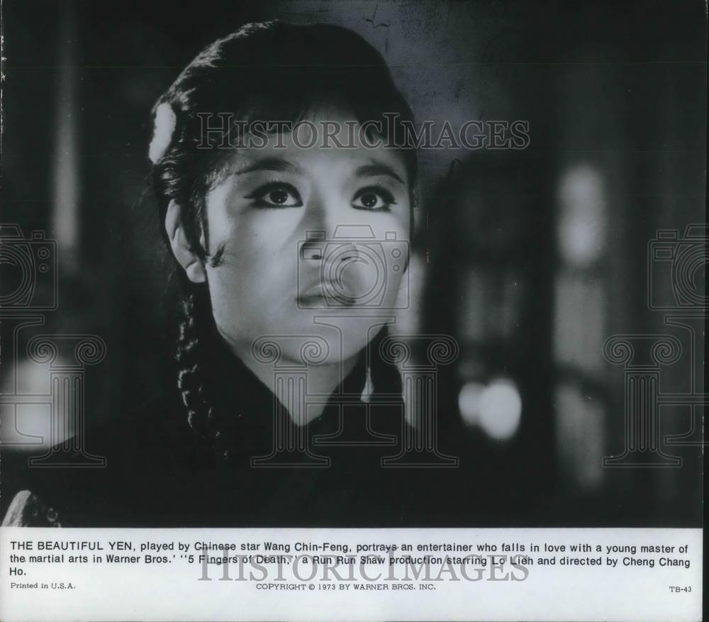 1973 Press Photo Wang Chin-Feng in 5 Fingers of Death - cvp06701 - Historic Images