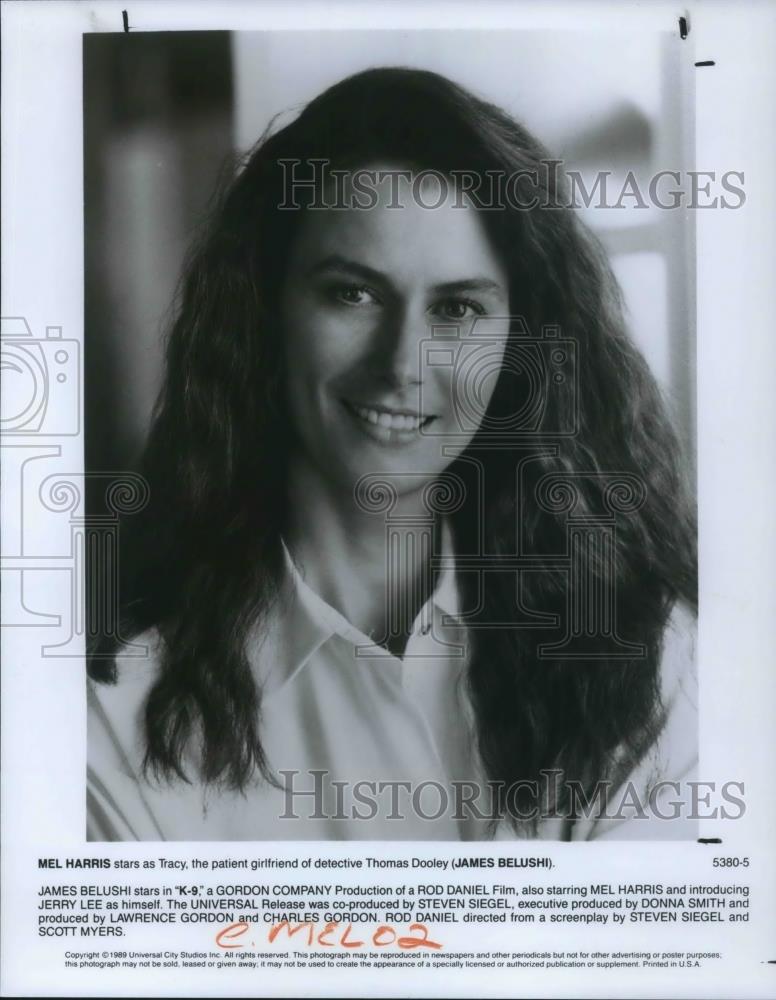 1989 Press Photo Mel Harris in K-9 - cvp17748 - Historic Images