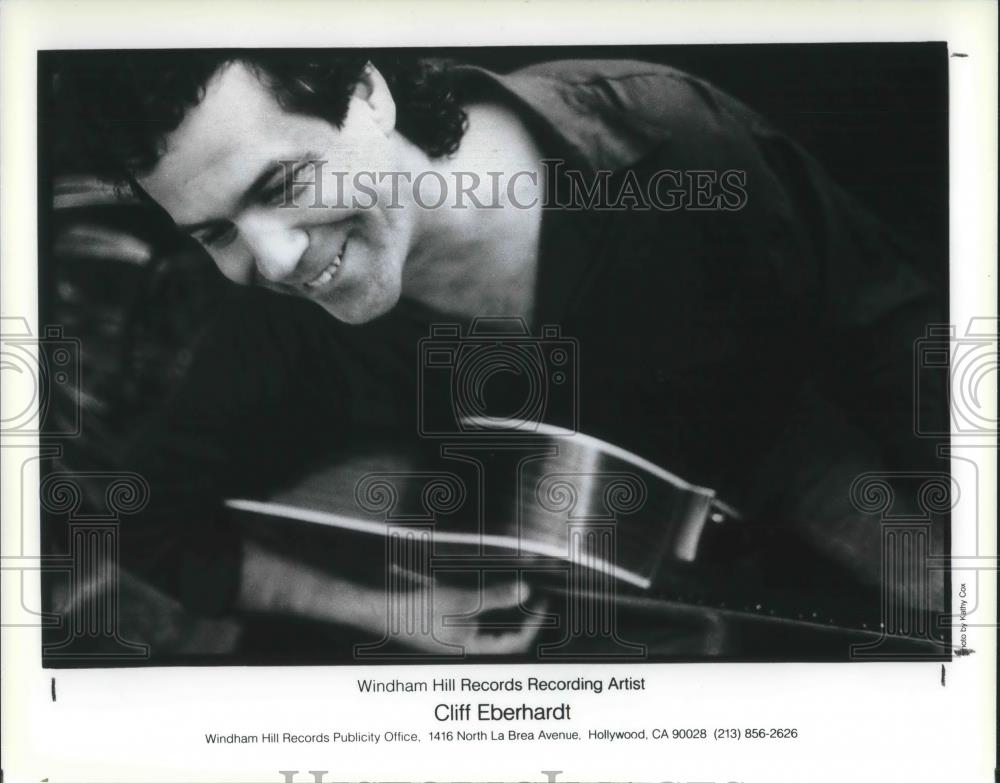 1991 Press Photo Cliff Eberhardt Folk Singer Songwriter Musician - cvp04979 - Historic Images