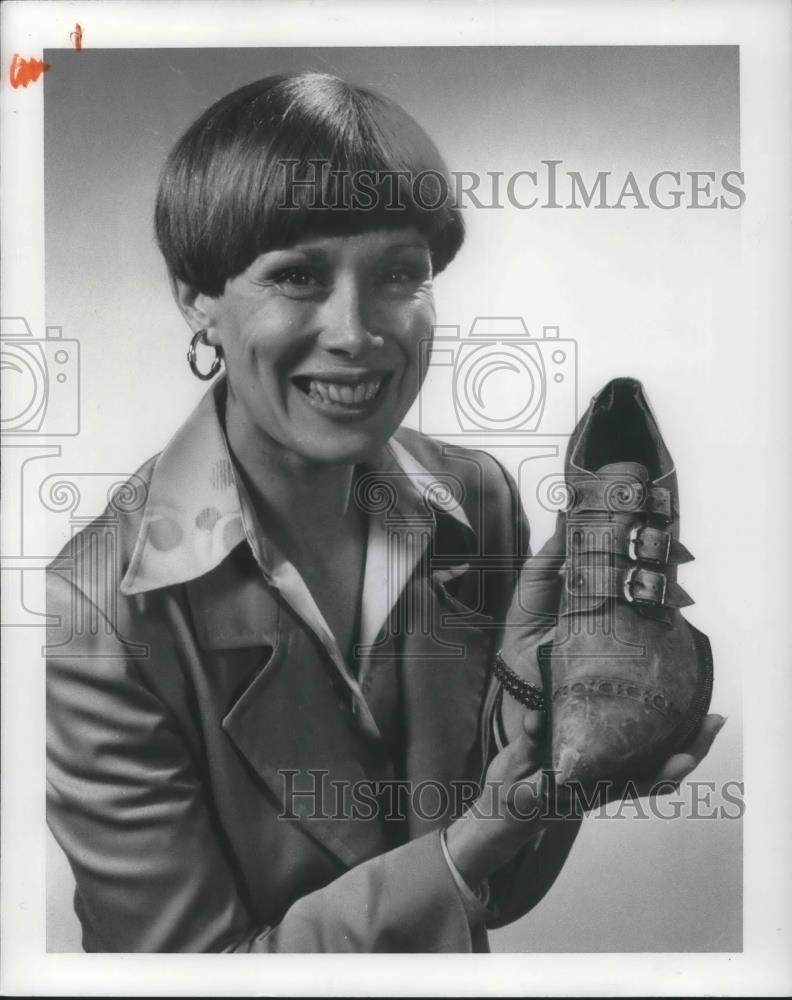 1977 Press Photo Marilyn Gould Fashion Consultant Sole Leather Council - Historic Images