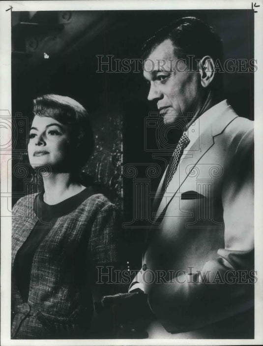 1967 Press Photo Olivia de Havilland Joseph Cotton in Hush, Hush Sweet Charlotte - Historic Images