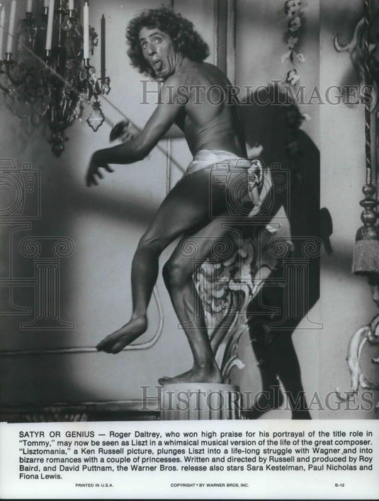 1975 Press Photo Roger Daltrey of The Who in Lizstomania - cvp01736 - Historic Images