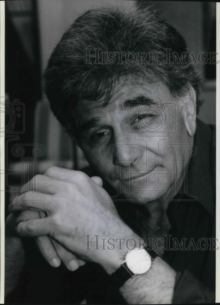 1991 Press Photo Peter Falk Actor in Los Angeles 20th Anniversary of Columbo - Historic Images