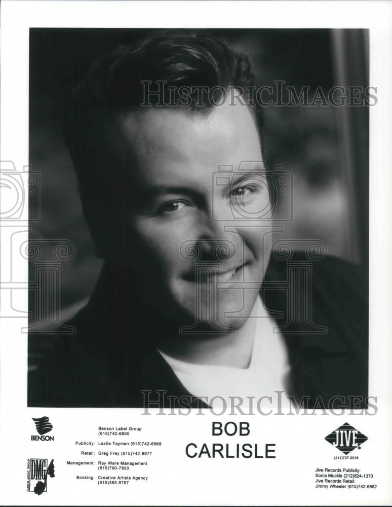1988 Press Photo Bob Carlisle Musician - cvp07812 - Historic Images