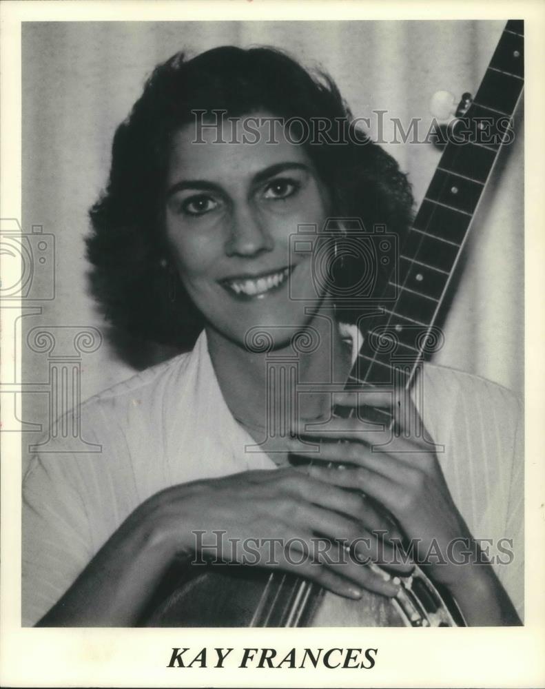 1988 Press Photo Kay Frances Musician - cvp13881 - Historic Images