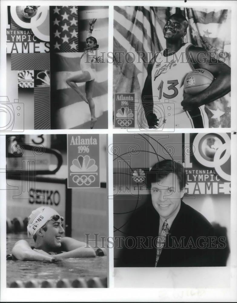 1996 Press Photo Bob Costas Hosts Centennial Olympic Games - cvp02390 - Historic Images