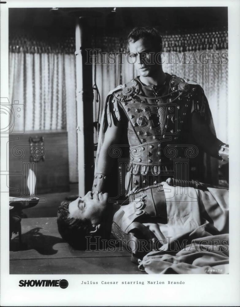 1987 Press Photo Julius Ceasar Starring Marlon Brando - cvp18802 - Historic Images