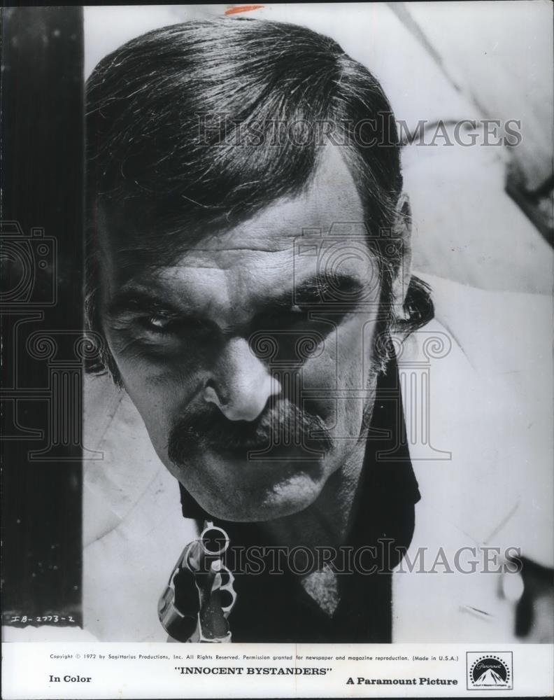 1973 Press Photo Stanley Baker in Innocent Bystanders - cvp08411 - Historic Images