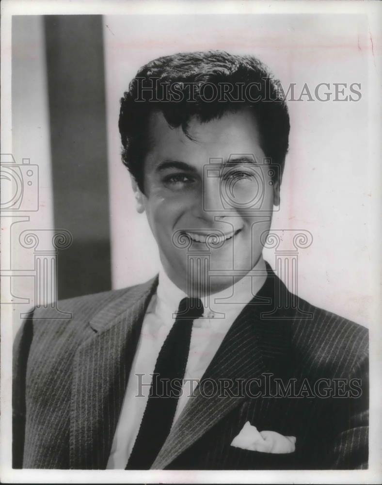 1958 Press Photo Tony Curtis - cvp01715 - Historic Images