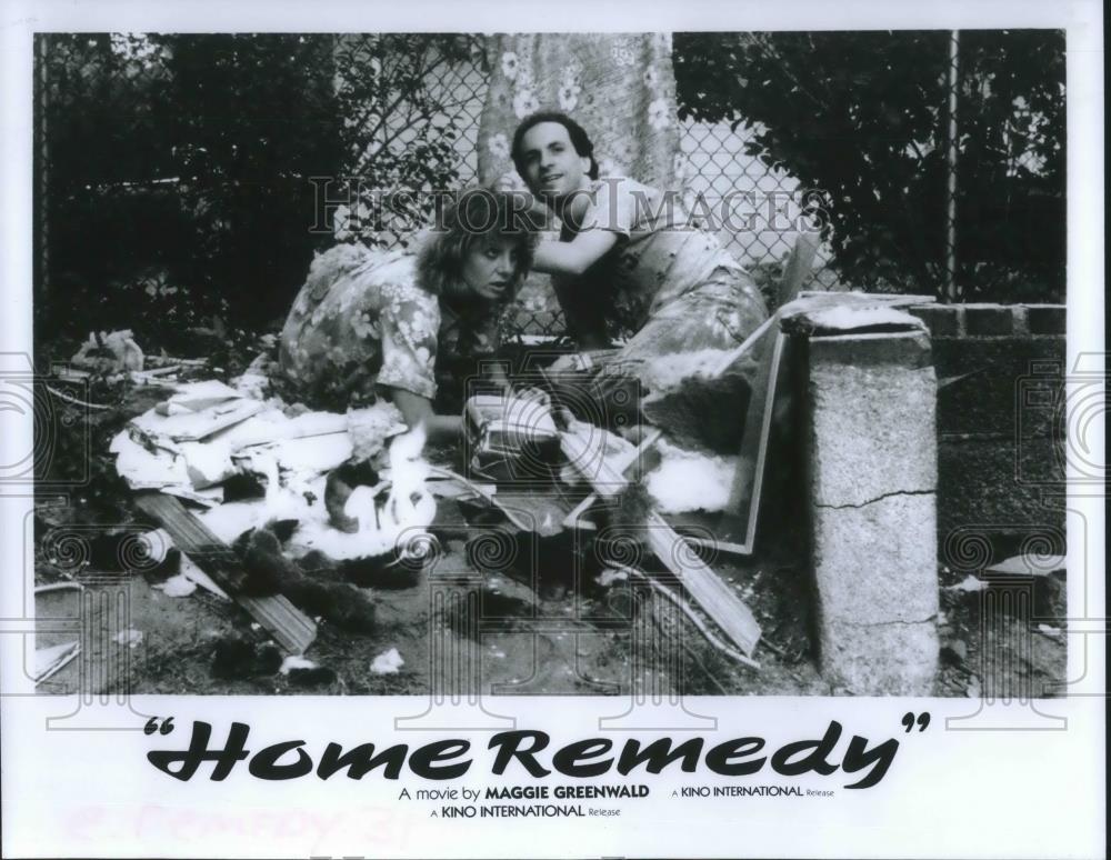 1989 Press Photo Maxine Albert &amp; Seth Barrish in Home Remedy - cvp09412 - Historic Images