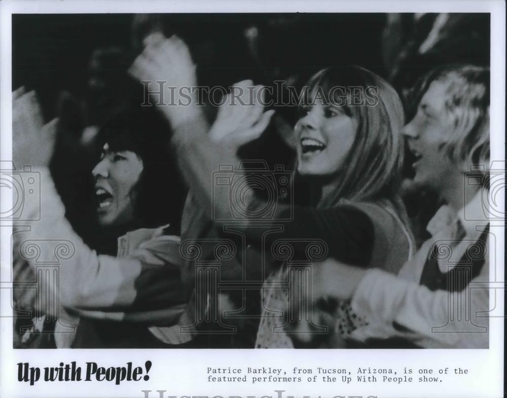 1974 Press Photo Patrice Barkley Performer at Up with People Show - cvp09519 - Historic Images