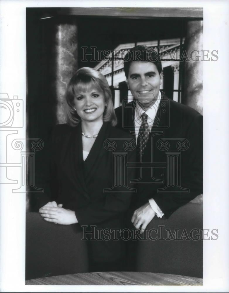Press Photo Kristin Jeannette Meyers and Gregg Jarrett Court TV Anchor Press Photo Kristin Jeannette Meyers and Gregg Jarrett Court TV Anchor