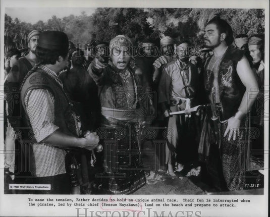 1969 Press Photo Sessue Hayakawa stars in Swiss Family Robinson - cvp16300 - Historic Images