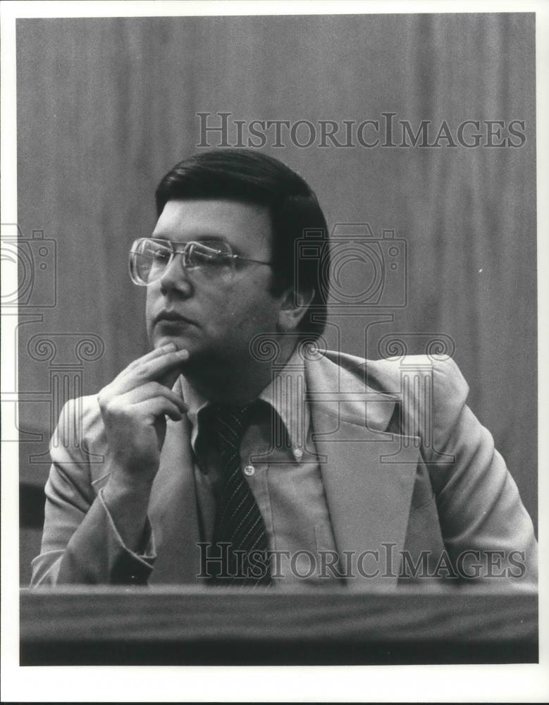1980 Press Photo Mark DeMarino Investigative Reporter WJW-TV Cleveland - Historic Images