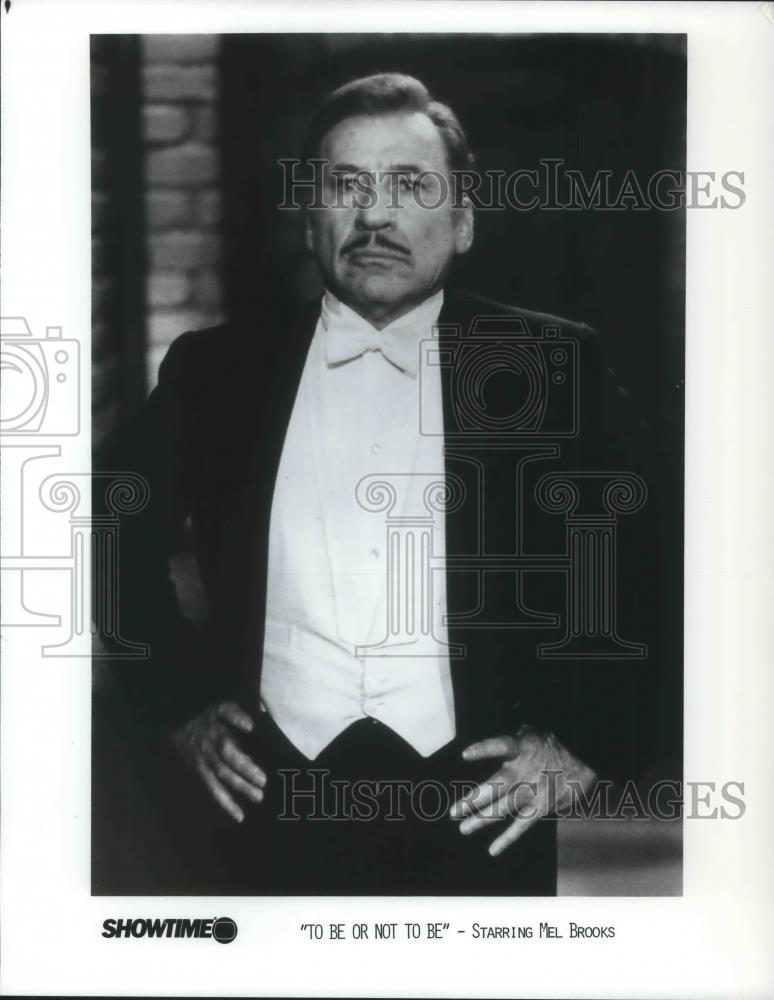 1985 Press Photo Mel Brooks in To Be or Not To Be - cvp02702 - Historic Images