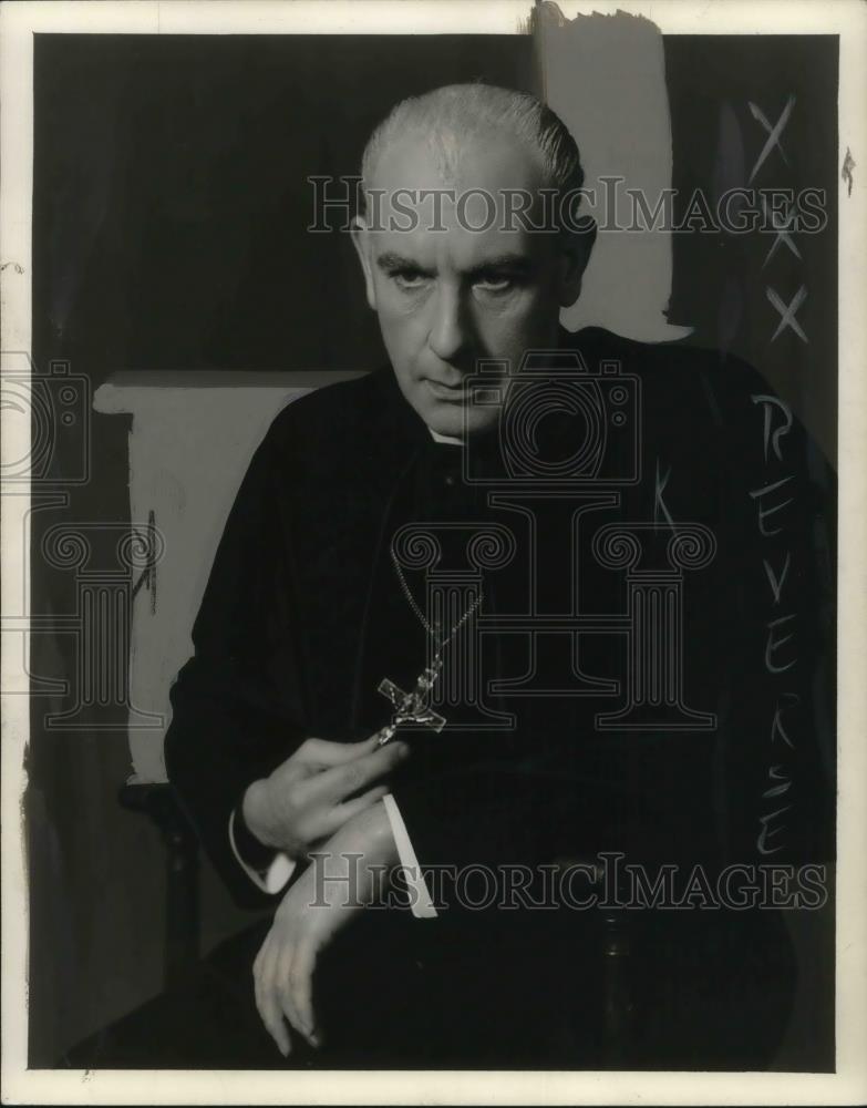 1938 Press Photo Sir Cedric Hardwicke Shadow And Substance - cvp17200 - Historic Images