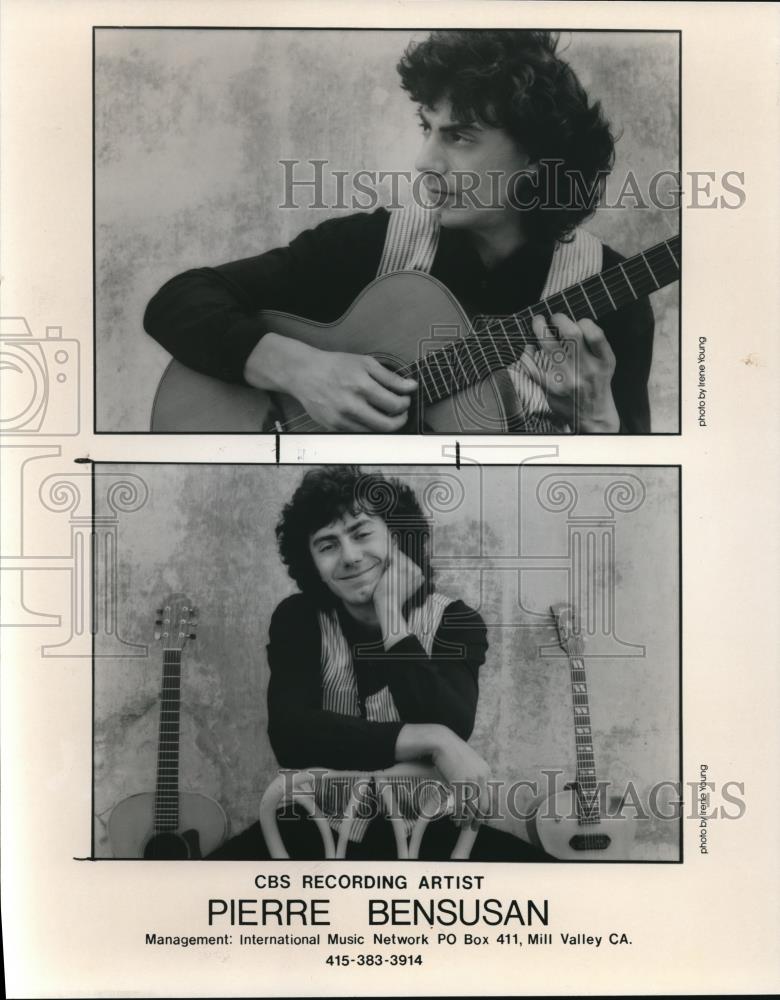 1989 Press Photo Pierre Bensusan Musician - cvp01340 - Historic Images