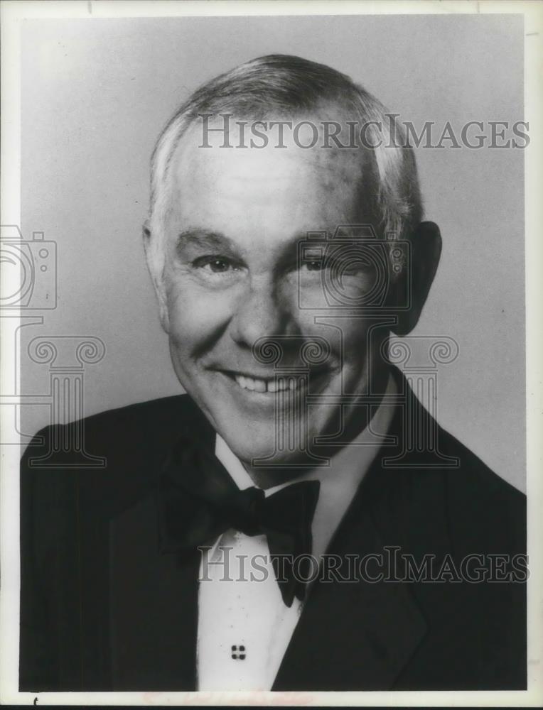 1984 Press Photo Johnny Carson host of The Tonight Show 22nd Anniversary Special - Historic Images