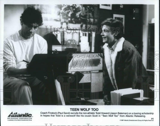 1987 Press Photo Paul Sand & Jason Bateman in Teen Wolf Too - cvp09087 - Historic Images