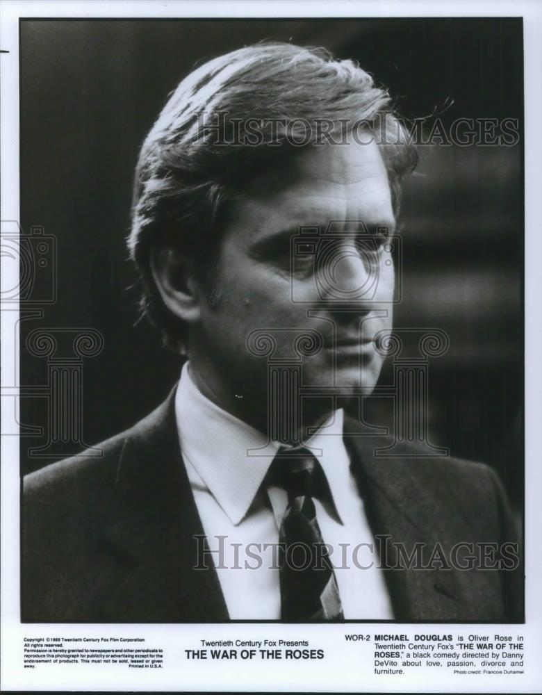 1991 Press Photo Michael Douglas in The War of the Roses - cvp03826 - Historic Images