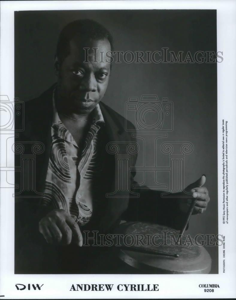 1992 Press Photo Andrew Cyrille - cvp01723 - Historic Images