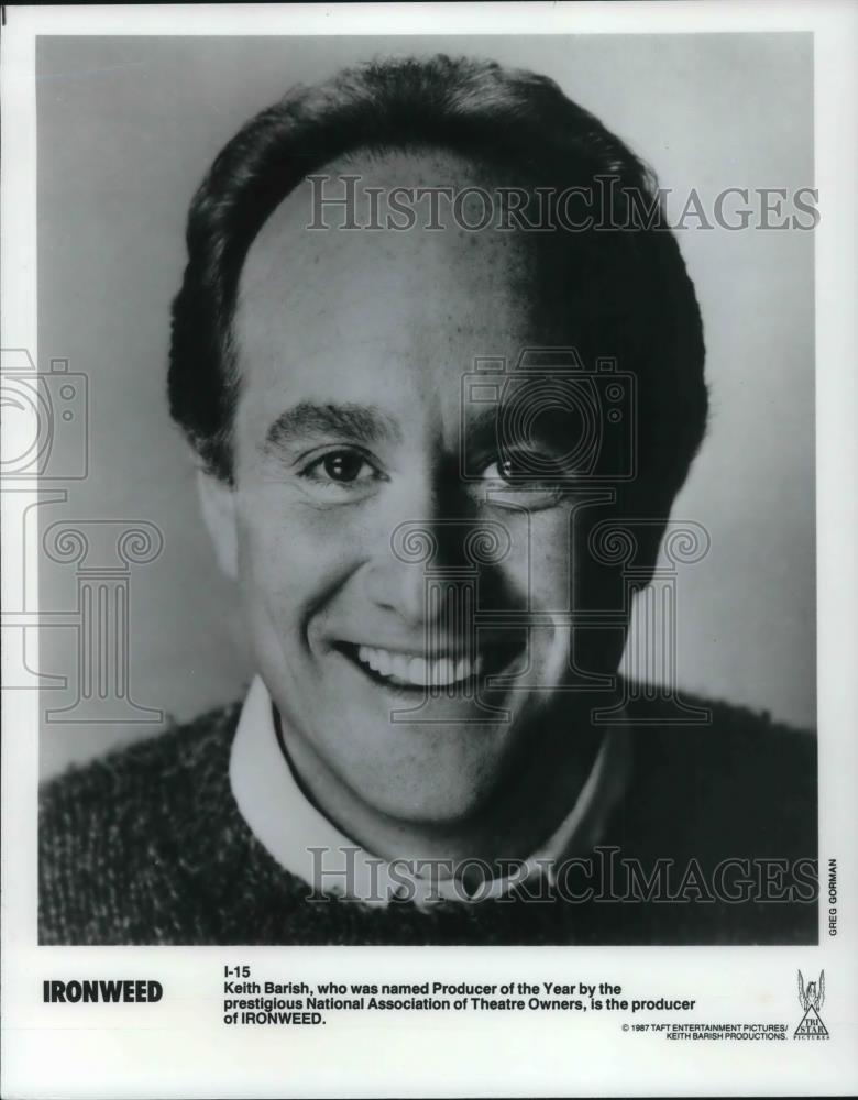 1988 Press Photo Keith Barish Producer Of Ironweed - cvp14660 - Historic Images