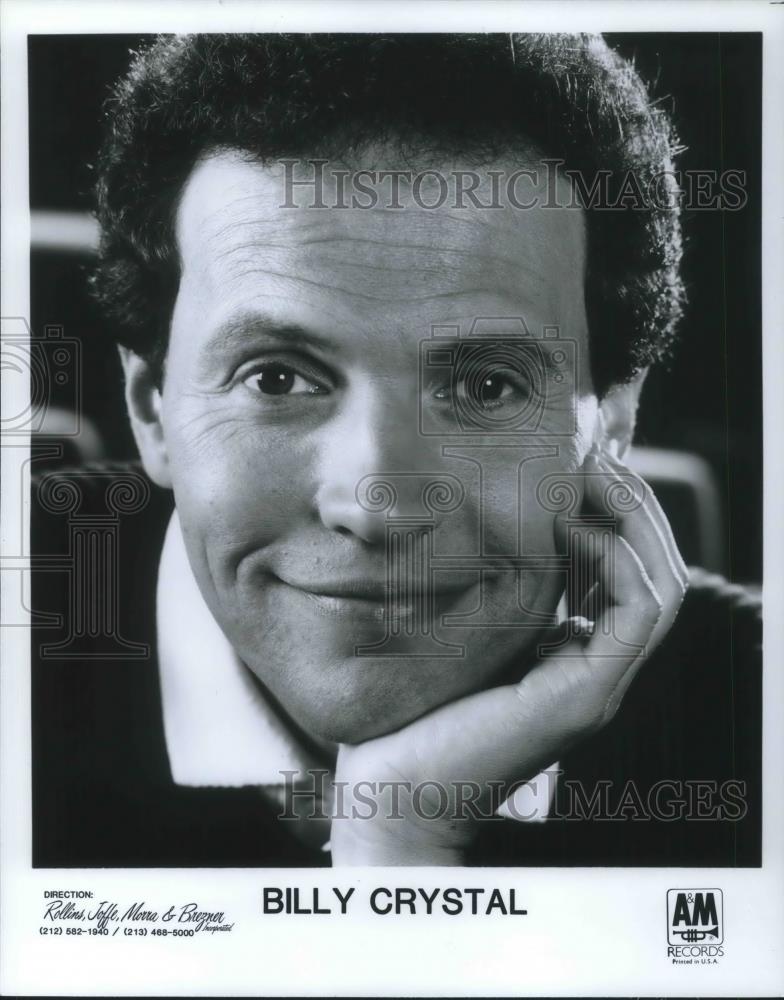 1986 Press Photo Billy Crystal Comedian Actor Writer Producer Director - Historic Images