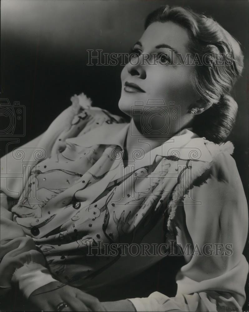 1953 Press Photo Joan Fontaine - Historic Images