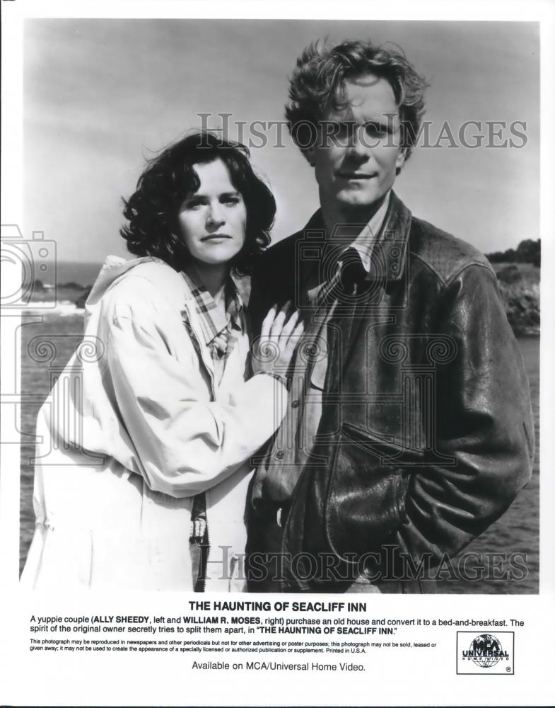 1995 Press Photo Ally Sheedy and William R Moses in The Haunting of Seacliff Inn - Historic Images