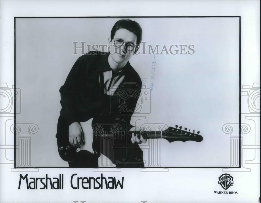 1982 Press Photo Marshall Crenshaw Rock Singer Songwriter Musician - cvp01996 - Historic Images