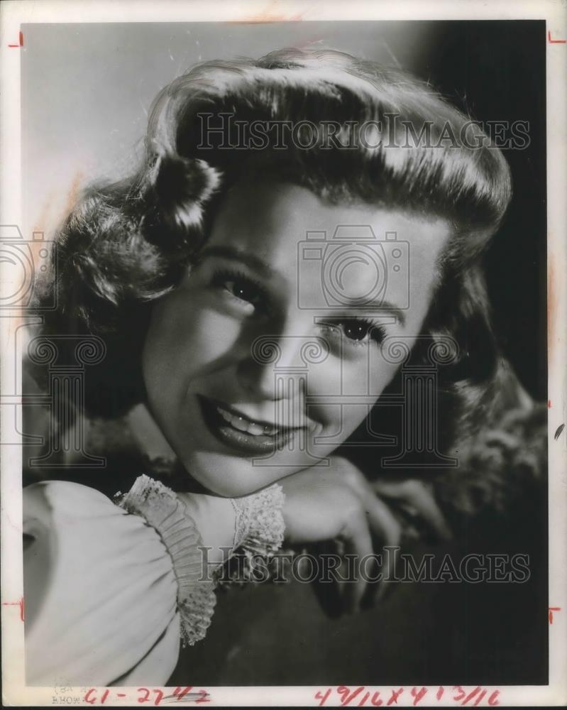 1951 Press Photo June Allyson in Too Young to Kiss - cvp08059 - Historic Images
