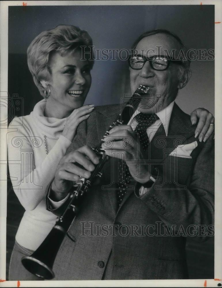 1978 Press Photo Mitzi Gaynor and Benny Goodman - cvp17404 - Historic Images
