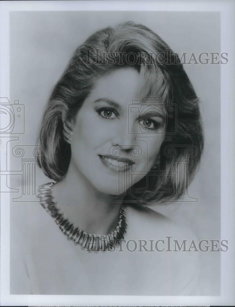 1990 Press Photo Paula Zahn CBS This Morning - cvp11434 - Historic Images