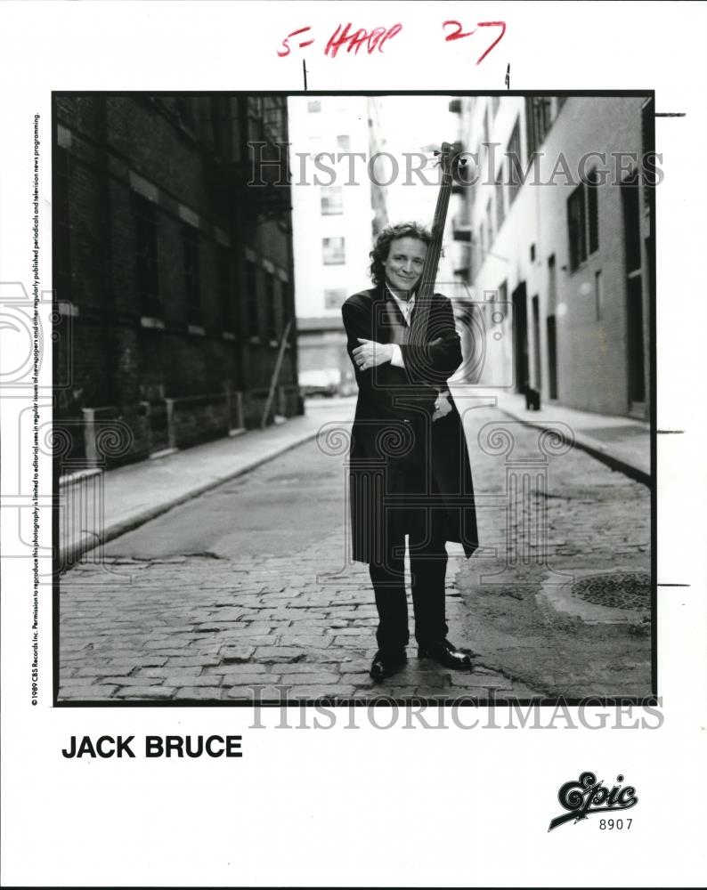 1989 Press Photo Jack Bruce, Musician - cvp01170 - Historic Images