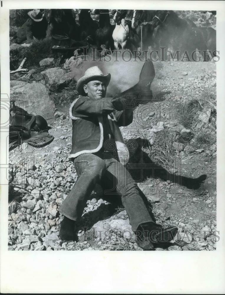 1971 Press Photo Yul Brynner in Catlow - Historic Images