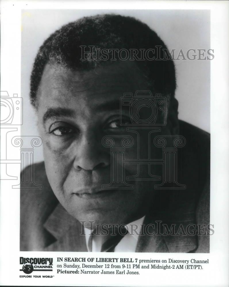 Press Photo James Earl Jones Narrator of In Search of Liberty Bell 7 - cvp10786 - Historic Images