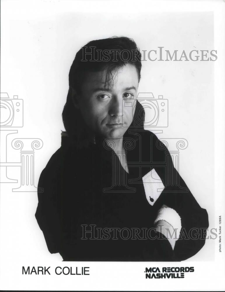 1990 Press Photo Mark Collie Country Singer Songwriter Musician Producer - Historic Images
