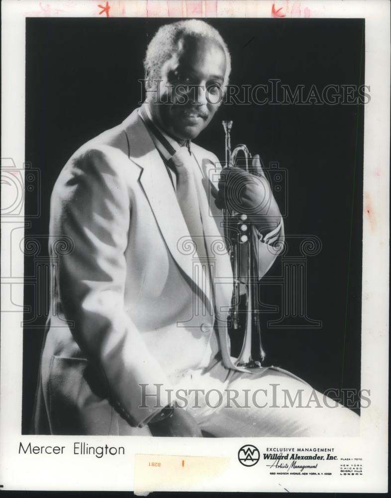 1980 Press Photo Mercer Ellington Swing Big Band Trumpeter Arranger Composer - Historic Images