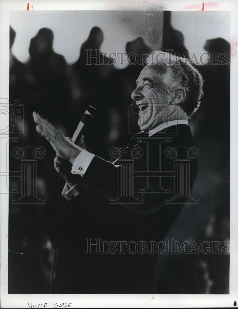 1978 Press Photo Victor Borge Conductor Pianist Comedian Entertainer - cvp00548 - Historic Images